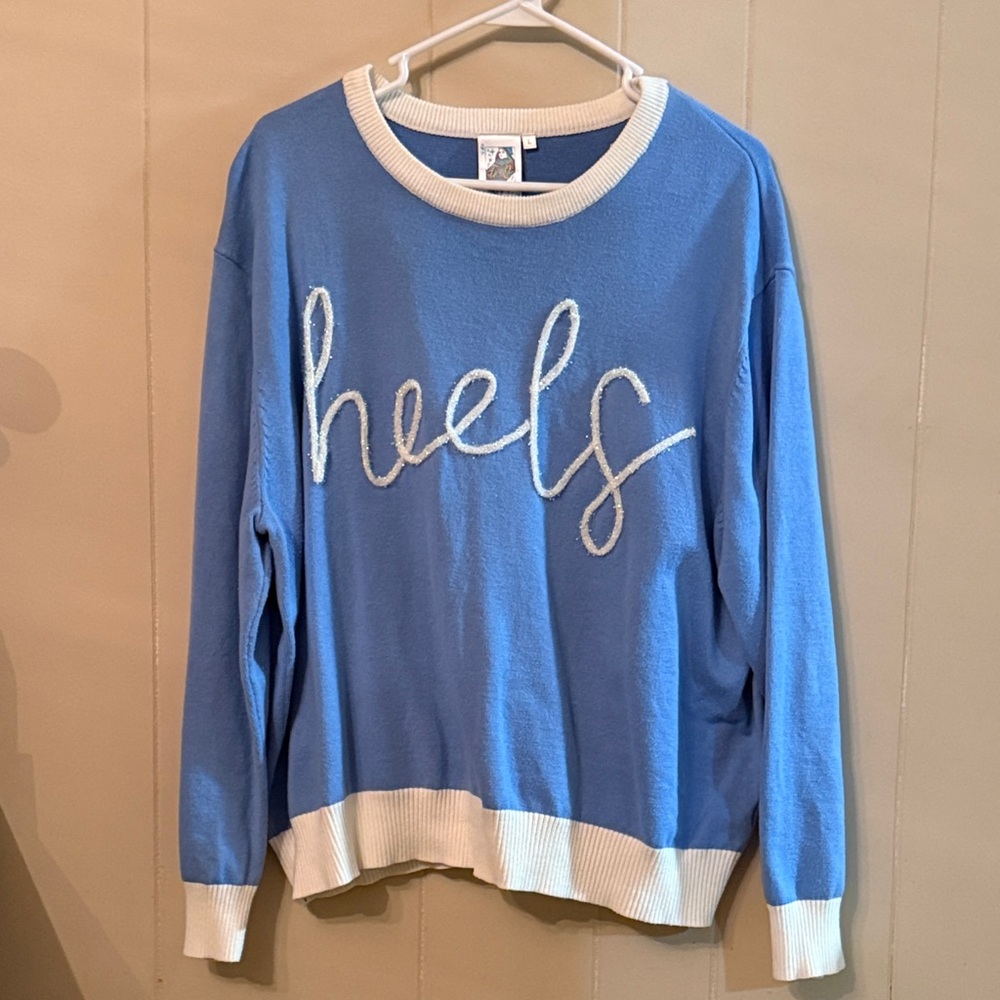 QUEEN OF SPARKLES collegiate sweater UNC